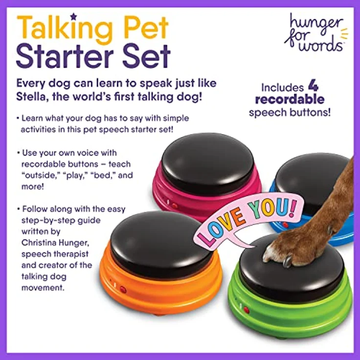 Hunger for Words Talking Pet (Hundespielzeug), Hundespielzeug – Bild 5