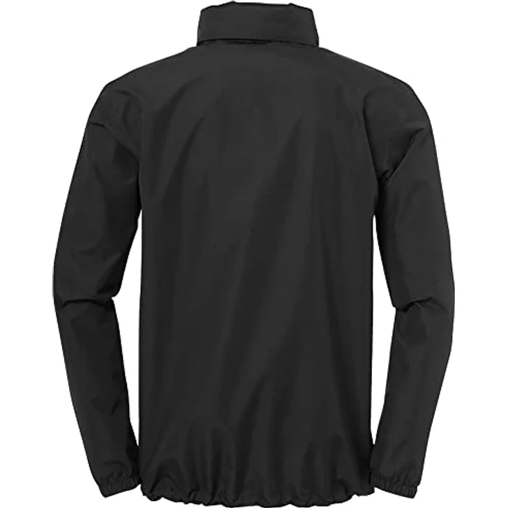 Uhlsport STREAM 23 ALL WEATHER JACKET M schwarz/limonengelb, mit versteckter Kapuze und Wasserabweisender Beschichtung – Bild 4