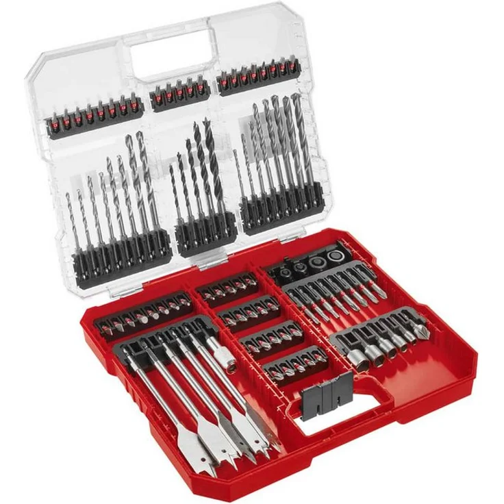 Einhell Universalbohrer EINHELL Bit- & Bohrer-Set, 108788, XL-Case, 95-teilig, robuste Stahlqualität – Bild 1