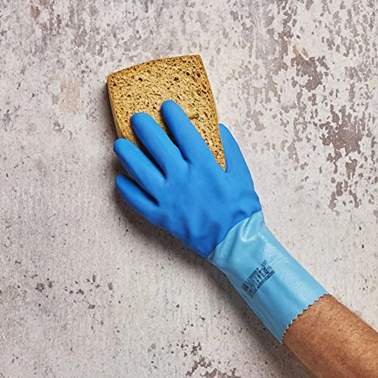 Spontex Arctic Arbeitshandschuhe, für grobe Arbeiten bei Nässe und Kälte, wasserdicht und langlebig, aus Naturlatex, Größe M, 1 Paar - Preisvergleich – Bild 4