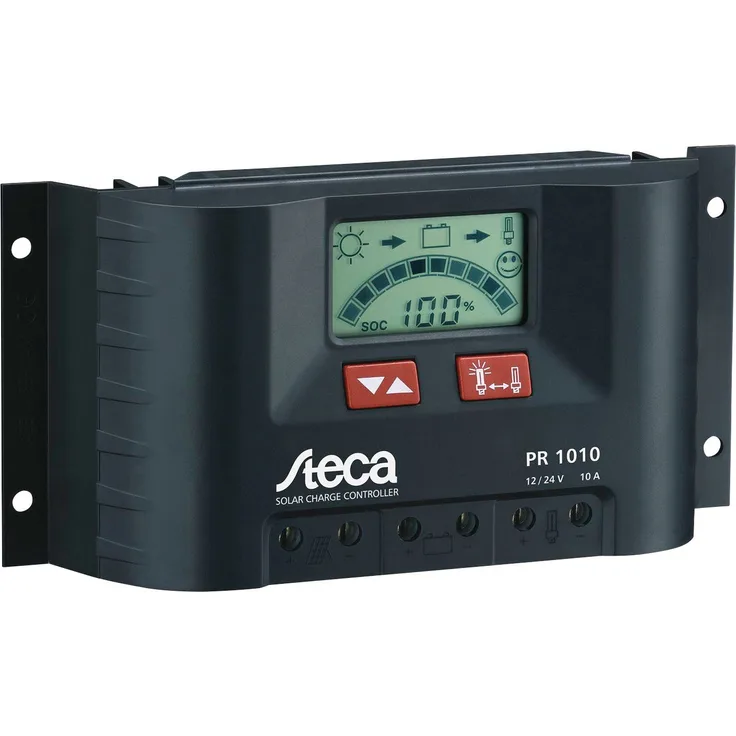 Steca Solarladeregler PR 1010, 12V 10A IP31 passend für Wohnmobile & Caravan