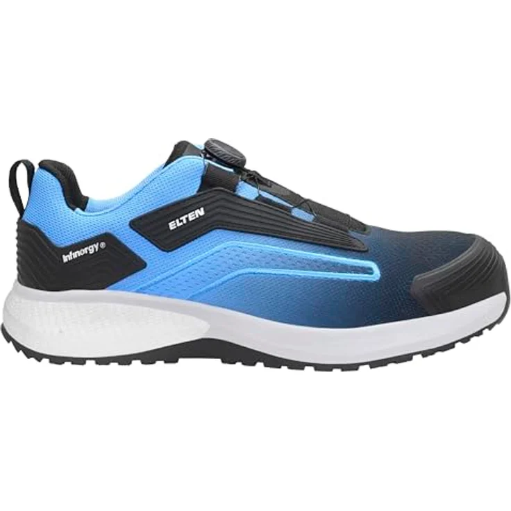 ELTEN TORNADO XXSW BOA® Sicherheitshalbschuh, black-blue, Low ESD S1PS, hydrophobiertes Obermaterial, Carbon-Zehenschutzkappe, Infinergy®-Dämpfungssystem – Bild 3