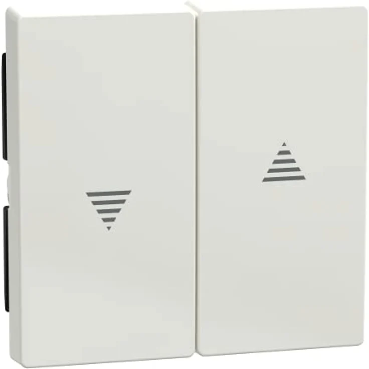 Schneider Electric Merten Wippe für Rollladenschalter und -taster, System M, polarweiss glänzend, langlebiges Material, einfache Installation, Artikelnummer 432419 – Bild 1