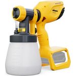 WAGNER Akku-Farbsprühsystem Wood&Metal Sprayer W250, 18 V, 800 ml Behälter, HVLP-Technologie für Lacke und Lasuren, Akku und Ladegerät nicht enthalten