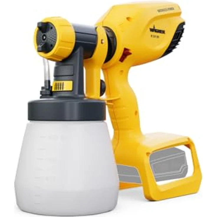 WAGNER Akku-Farbsprühsystem Wood&Metal Sprayer W250, 18 V, 800 ml Behälter, HVLP-Technologie für Lacke und Lasuren, Akku und Ladegerät nicht enthalten – Bild 1