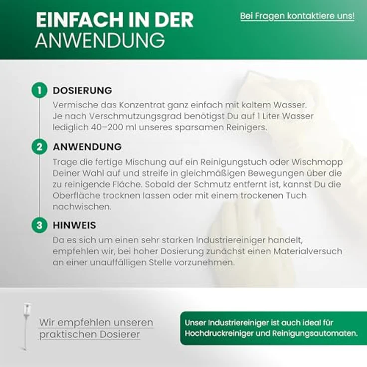 BiOHY Industriereiniger 1 Liter Flasche Allzweckreiniger mit porentiefer Reinigung – Bild 5