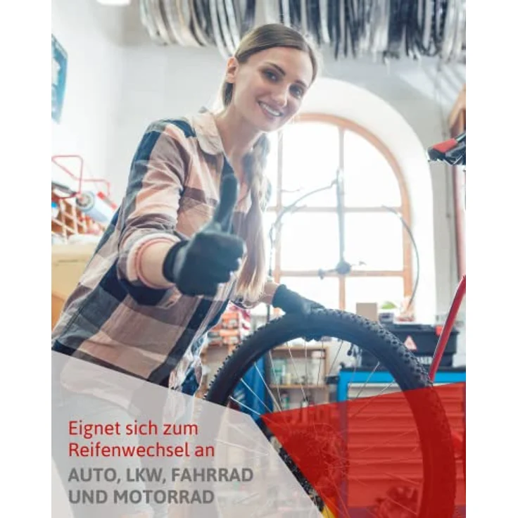 Red Tools Drehmomentschlüssel, Stecknüsse & Aufbewahrungs-Koffer - 40-220 Nm 1/2 Zoll Antrieb - Radmutternschlüssel für Auto, Fahrrad, Motorrad – Bild 5