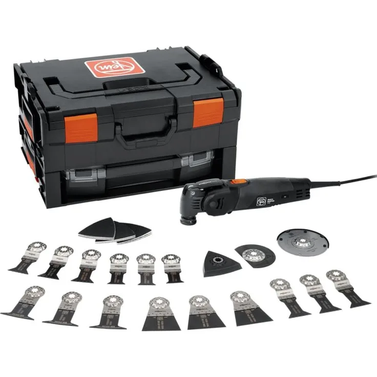 Fein Multimaster MM 700 Max Top, Multifunktionswerkzeug mit 450 W, Anti-Vibrationssystem, StarlockMax Aufnahme, in schwarzer Ausführung mit L-Boxx