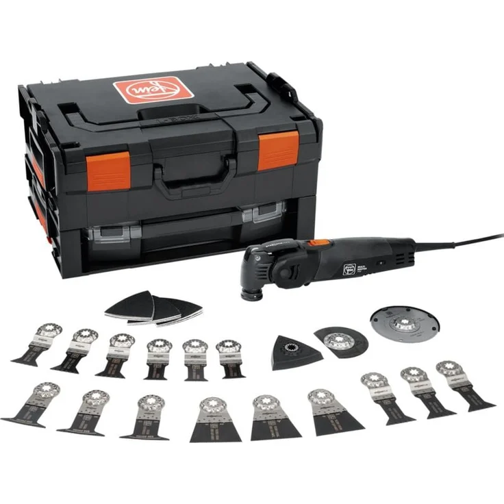 Fein Multimaster MM 700 Max Top, Multifunktionswerkzeug mit 450 W, Anti-Vibrationssystem, StarlockMax Aufnahme, in schwarzer Ausführung mit L-Boxx