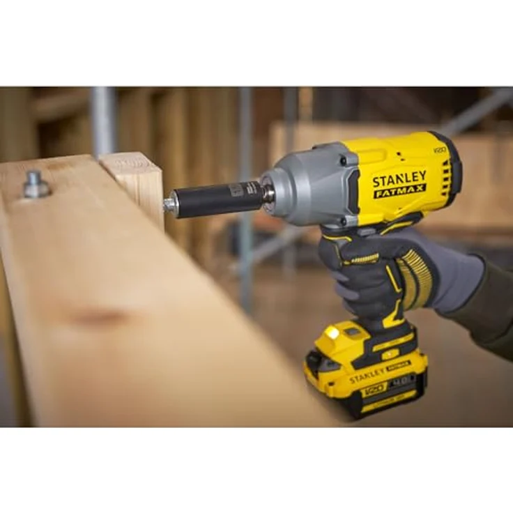 STANLEY FATMAX V20 Schlagschrauber 1/2" 950 Nm BRUSHLESS, 18V Lithium, ohne Akku, 3 Modi, LED-Beleuchtung – Bild 10
