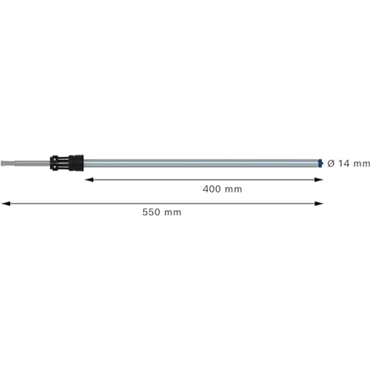 Bosch 1x EXPERT SDS Clean plus-8X Hammerbohrer für chemische Verankerungen (Ø 14,00 mm, Professional Zubehör Bohrhammer) – Bild 3