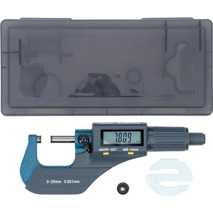 BGS 8427 | Digital-Bügelmessschraube | 0 - 25 mm | Digitaler Mikrometer / Mikro-Messschieber – Bild 3