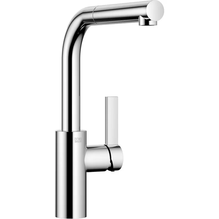 Dornbracht Küchenarmatur 33840790-00, Einhebelmischer mit schwenkbarem Auslauf, hochglänzende Oberfläche, bleifrei