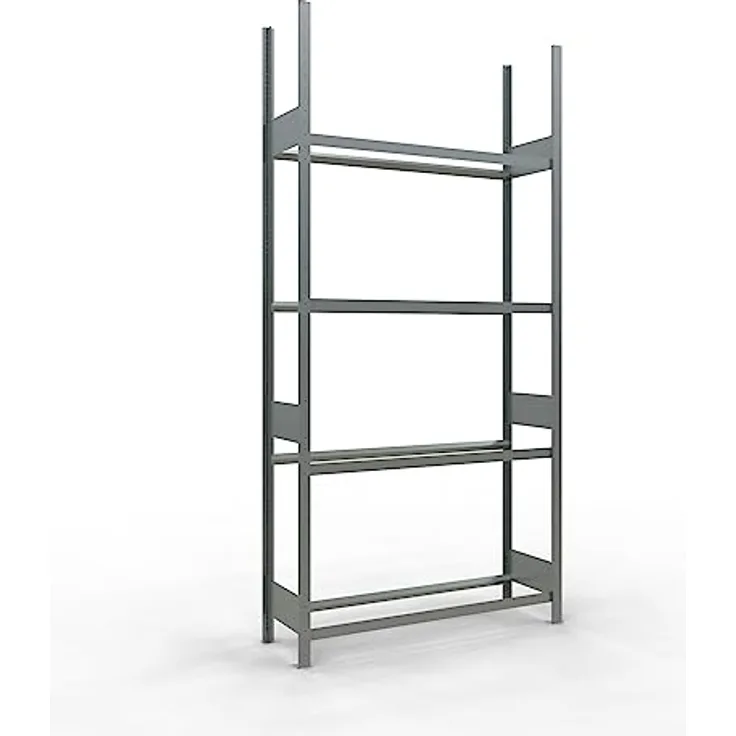 Reifenregal, Grundfeld, 1360 x 436 x 2750 mm, 4 Lagerebenen, verzinkt