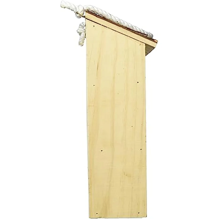 Dehner Natura Insektenhotel Andrena, ca. 29.5 x 9.5 x 28.5 cm, Kiefern-, Tannenholz/Bambus/Sperrholz, natur – Bild 2