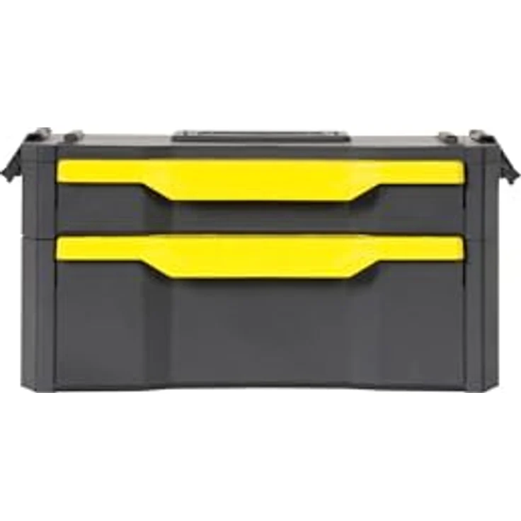 Stanley Rollende Werkstatt aus Metall-Kunststoff 1-79-206 ? Werkzeugwagen leer mit 3 modularen Einheiten ? Vielseitige Werkzeugbox für Kleinteile und große Werkzeuge – Bild 29