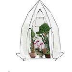 TECHNIGART Gewächshaus Foliengewächshaus - optimaler Pflanzenschutz und Winterschutz zu jeder Jahreszeit - Gewächshaus Balkon - Tomaten Gewächshaus