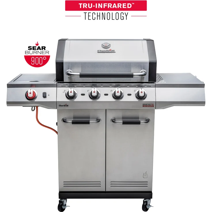 Char-Broil Gasgrill Advantage PRO S 4, 50 mb, mit 900°C Hochleistungs-Sear-Brenner und Komfortausstattung – Bild 4