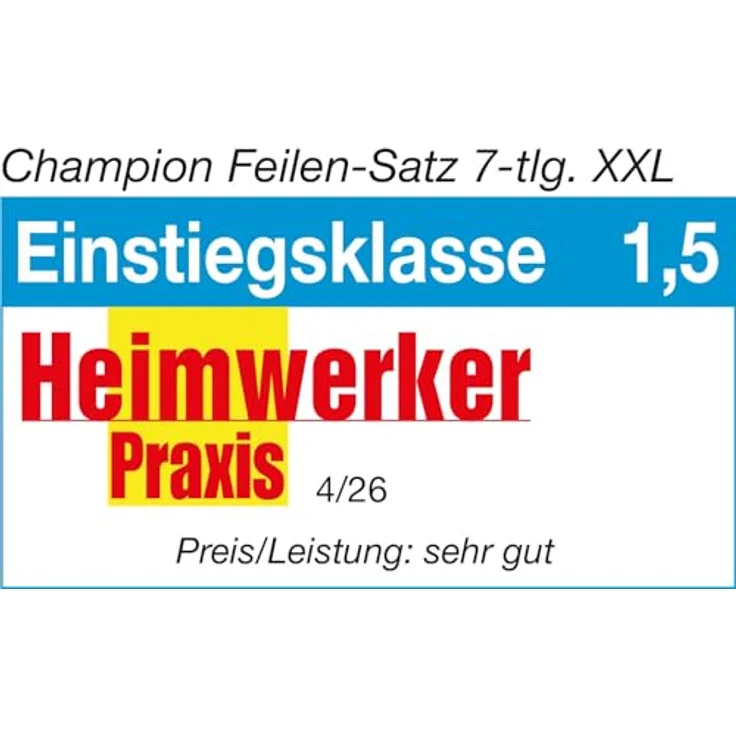 KS Tools CHAMPION Feilen-Satz 7-tlg. für Werkstatt und Haushalt, inkl. Metallbürste und Aufbewahrungstasche – Bild 3