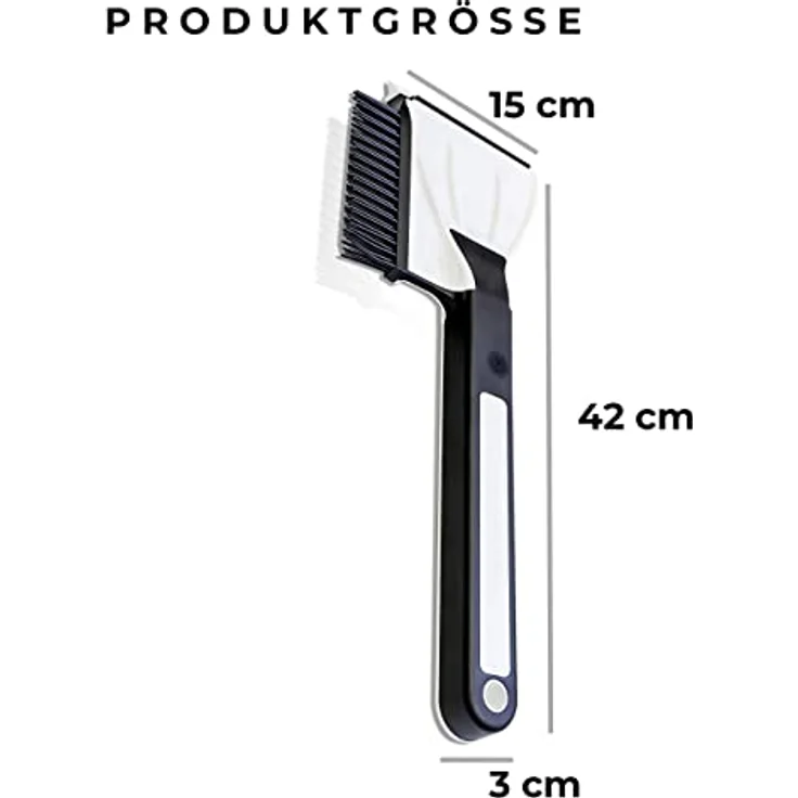 Wirth – 2-in-1 Eiskratzer mit Schneebesen – robuster, Rutschfester Eisschaber für müheloses Eisentfernen – Bild 3