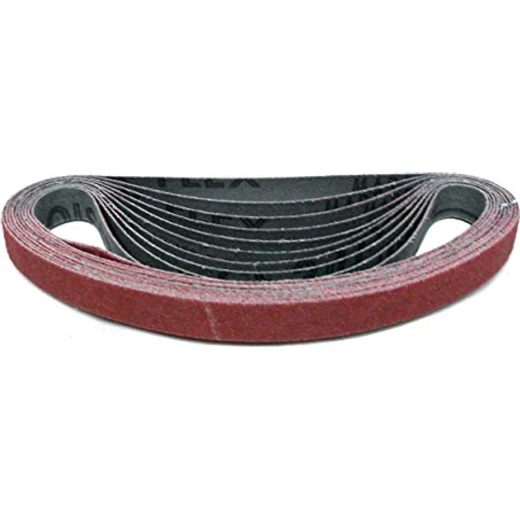 Klingspor Schleifband CS310XF, 10 x 330 mm, Körnung P100, für Holz, Metall, Farben & Lacke, reißfeste Gewebeunterlage, 10 Stück – Bild 1