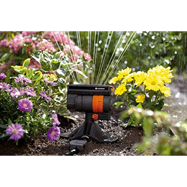 GARDENA Micro-Drip-System Viereckregner OS 90: Regner zur wassersparenden Bewässerung rechteckiger Flächen, höhenverstellbar (8364-20) 4078500049504 – Bild 4