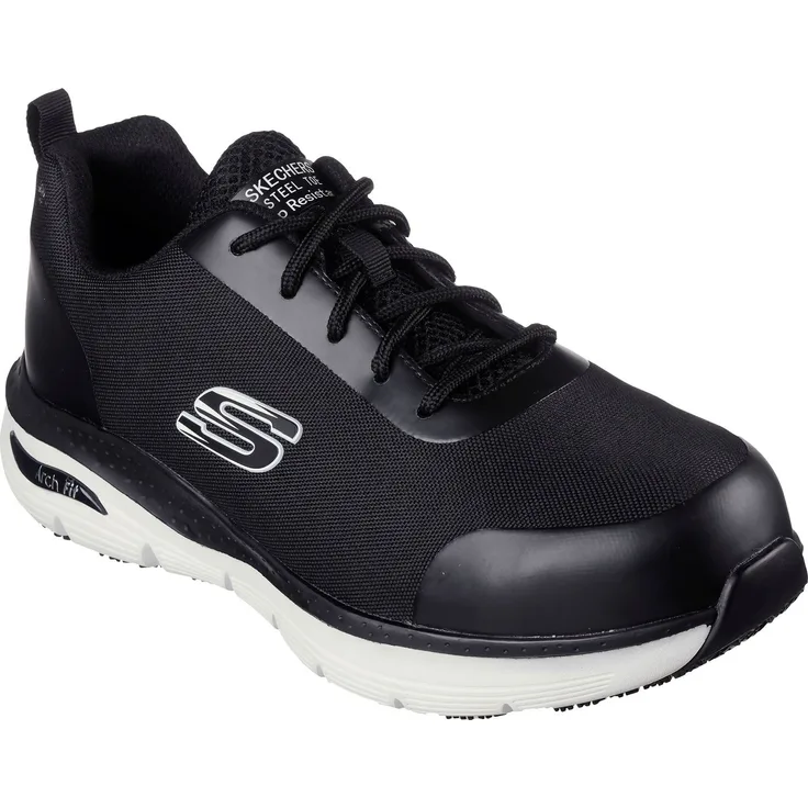 Skechers ARCH FIT SR-RINGSTAP Sicherheitsschuh S3 ESD, leicht und sportlich, durchtrittsicher, Oxford-Gewebe, blau