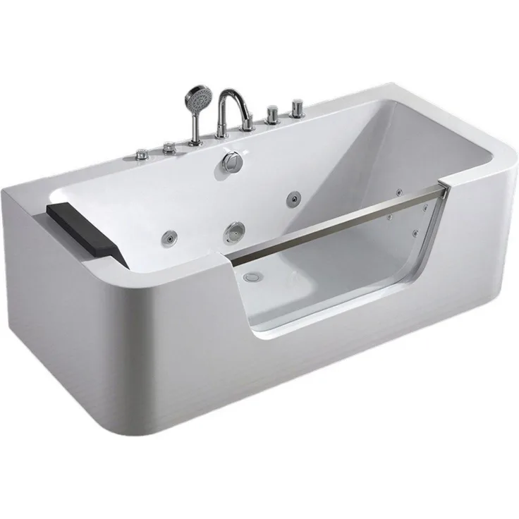 JVmoebel Whirlpool-Badewanne, Luxuriöse 1-tlg Badewanne aus hochwertigem Material für entspannende Momente, Made in Europa