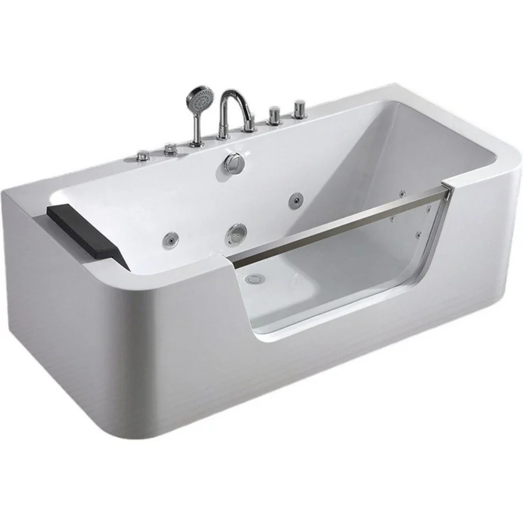 JVmoebel Whirlpool-Badewanne, Luxuriöse 1-tlg Badewanne aus hochwertigem Material für entspannende Momente, Made in Europa