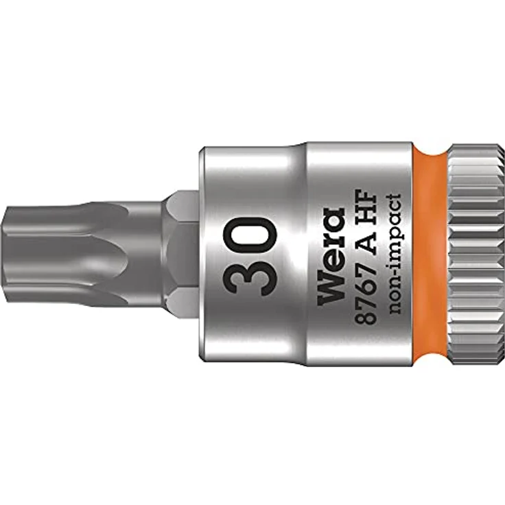 Wera Bit- und Steckschlüsselset, 1/4″ Steckschlüssel-Bit-Einsatz mit Haltefunktion und Take it easy Werkzeugfinder, T 30 05003369001 – Bild 1