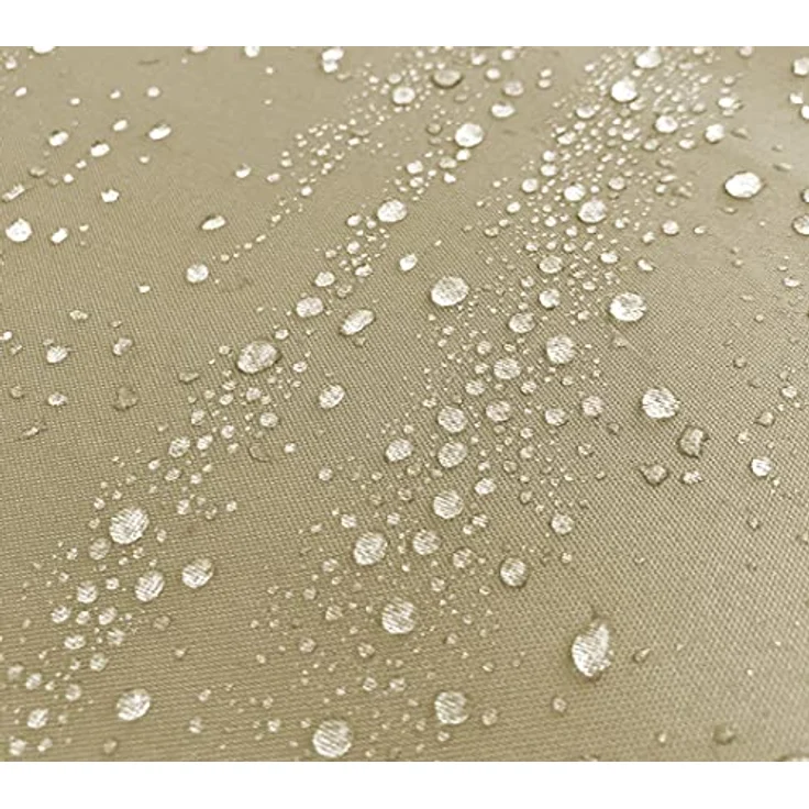 Quick Star Pavillon-Ersatzdach 3x3m Sand Clear Top, Polyester 260 g/m² mit Klarsichtfenster und wasserdicht versiegelten Nähten – Bild 7