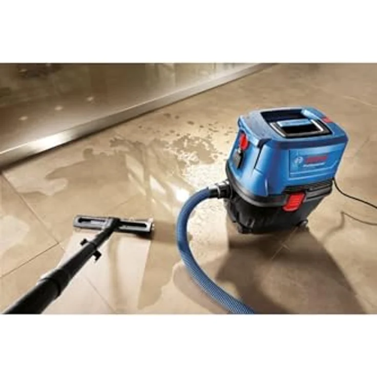 Bosch Professional Nass- und Trockensauger, 1100 W, 270 mbar, 53 l-s, GAS 15 PS beutellos 10 Liter – Bild 2