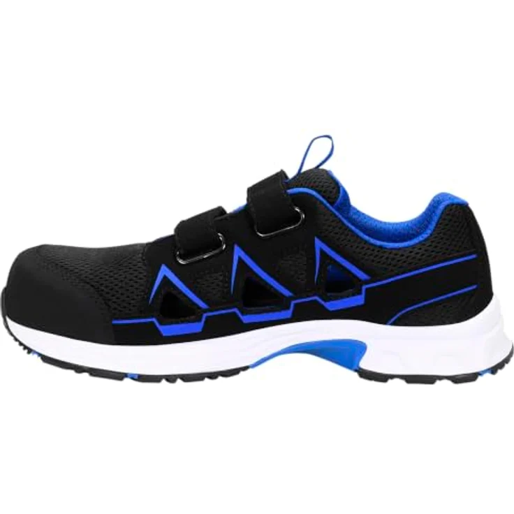 Jori jo_SPEEDY black-blue Easy ESD S1P Sicherheitsschuh, gepolsterte Lasche, atmungsaktives Textilfutter, Gummi/EVA Sohle – Bild 3