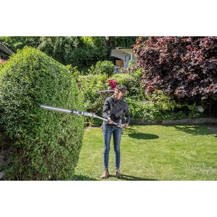 IKRA Akku Teleskop Heckenschere ICPH 2050, 20V, 50 cm Schnittlänge, teleskopierbar 105–210 cm, inkl. 2 Akkus & Schnelllader – Bild 10