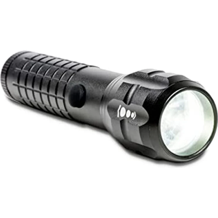 Maul LED-Taschenlampe MAULkronos S – outdoor-taugliche LED Taschenlampe für die semiprofessionelle Anwendung – helle Taschenlampe mit langer Leuchtdauer und Spritzwasserschutz (IPX4) – schwarz – Bild 1