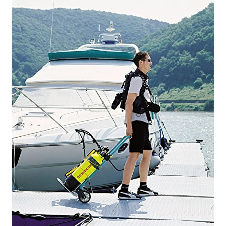 Wolfcraft TS 1500, Transportsystem für schwere Lasten bis 200 kg, stabile Sackkarre – Bild 4