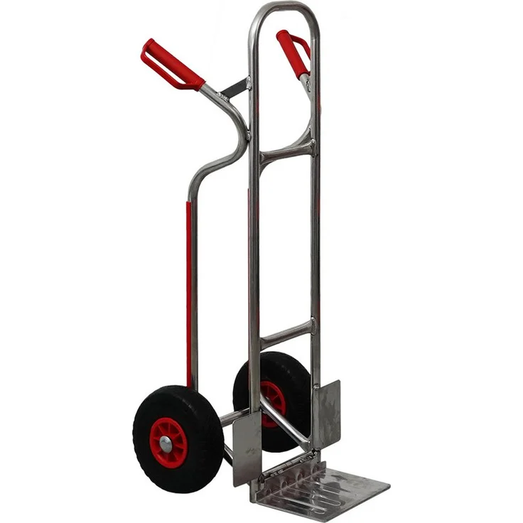 PROREGAL® Sackkarre RAGNAR mit klappbarer Schaufel 250kg Tragkraft Blau – Bild 1