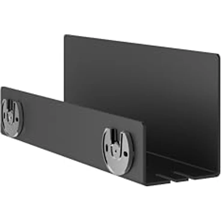 Keuco Duschablage 32 cm Abnehmbar mit Haken, Schwarz-Matt, Aluminium, modern und minimalistisch – Bild 5