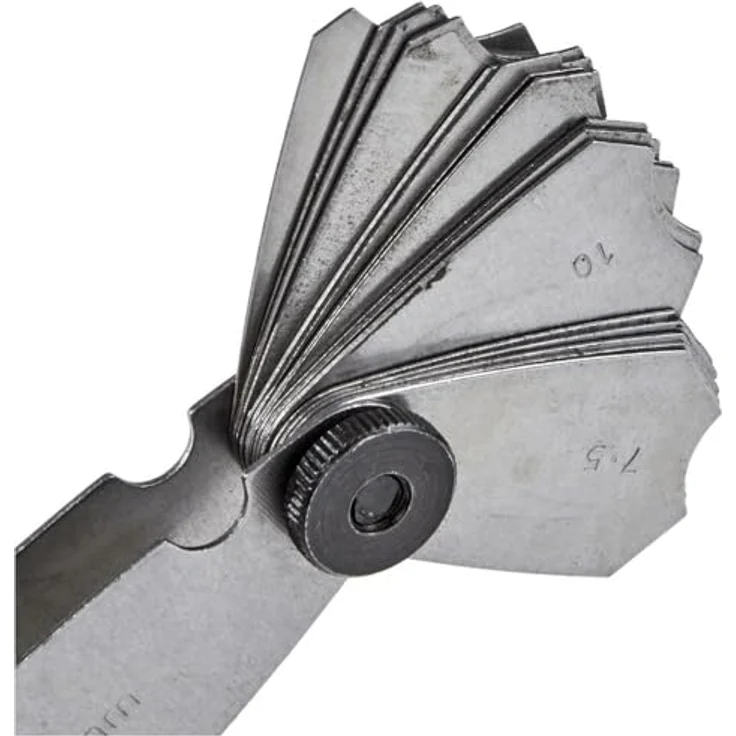Vogel Germany Radienschablone 16 Blatt Messbereich 7,5-15,0mm Radienlehre 472106 – Bild 3