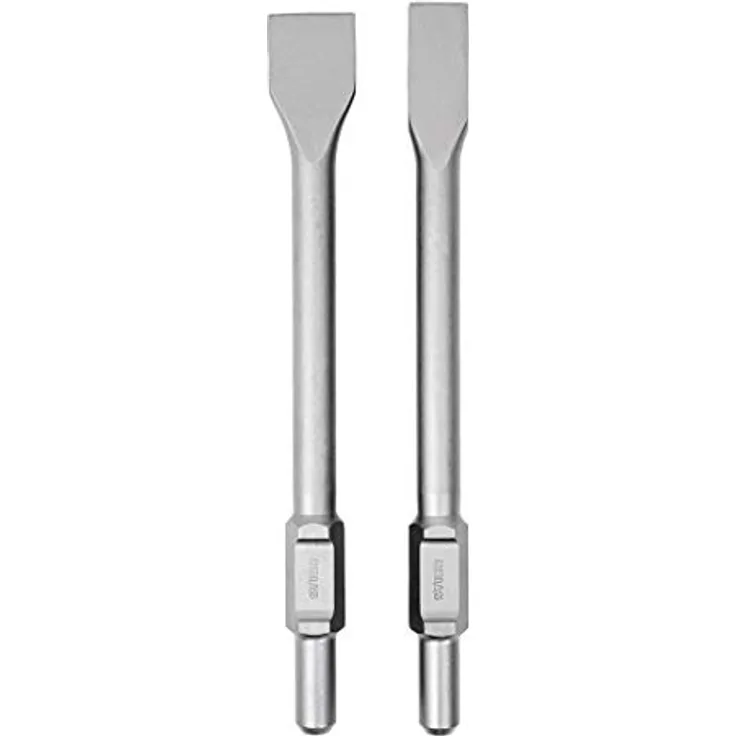 STIER SDS-HEX Flachmeißel Set, 35/50 x 410 mm, für Abbruchhammer, vielseitig einsetzbar, guter Materialabtrag, Stahl