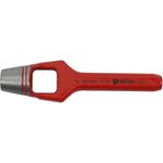 Dönges Henkellocheisen nach DIN 7200 A, rot lackiert, Durchmesser 30 mm (Locheisen)