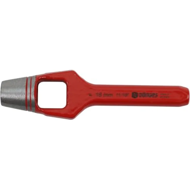 Dönges Henkellocheisen nach DIN 7200 A, rot lackiert, Durchmesser 30 mm (Locheisen)