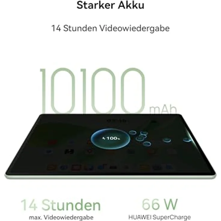 HUAWEI MatePad 12 x 2025 Tablet, 2,8K, 144 Hz, 1000 Nits, 12+256 GB, 10.100 mAh, 66 W Supercharge, WLAN 7, Ultra-Light-Tastatur, Grün – Bild 5