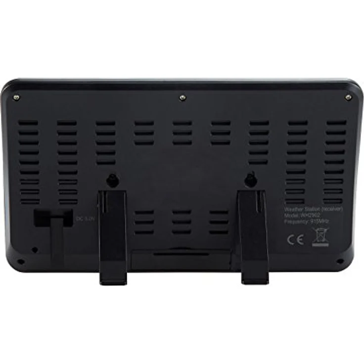 Alecto WEERSTATION WS-5500, WLAN Wetterstation mit Solarbetrieb, Schwarz, Integration mit Weather Underground, umfangreiche Messfunktionen – Bild 5