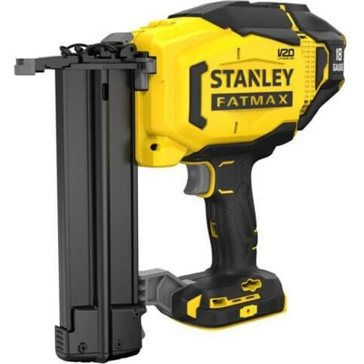 Stanley SFMCN618B Akku-Nagler, werkzeuglose Tiefeneinstellung, kompatibel mit V20-System, schwarz