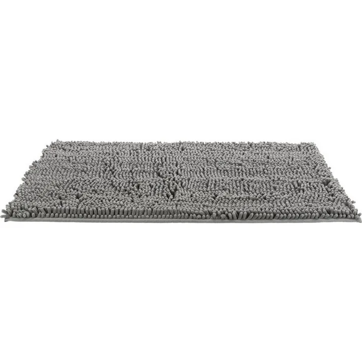 TRIXIE Tierdecke Schmutzfangmatte grau, rutschfester Gummiboden, wasserdicht, Fußbodenheizung geeignet