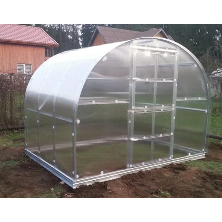 Klasika Gewächshaus KLASIKA 6 (3x2m) mit Fundamenten, 4mm Polycarbonat und hoher Stabilität – Bild 1