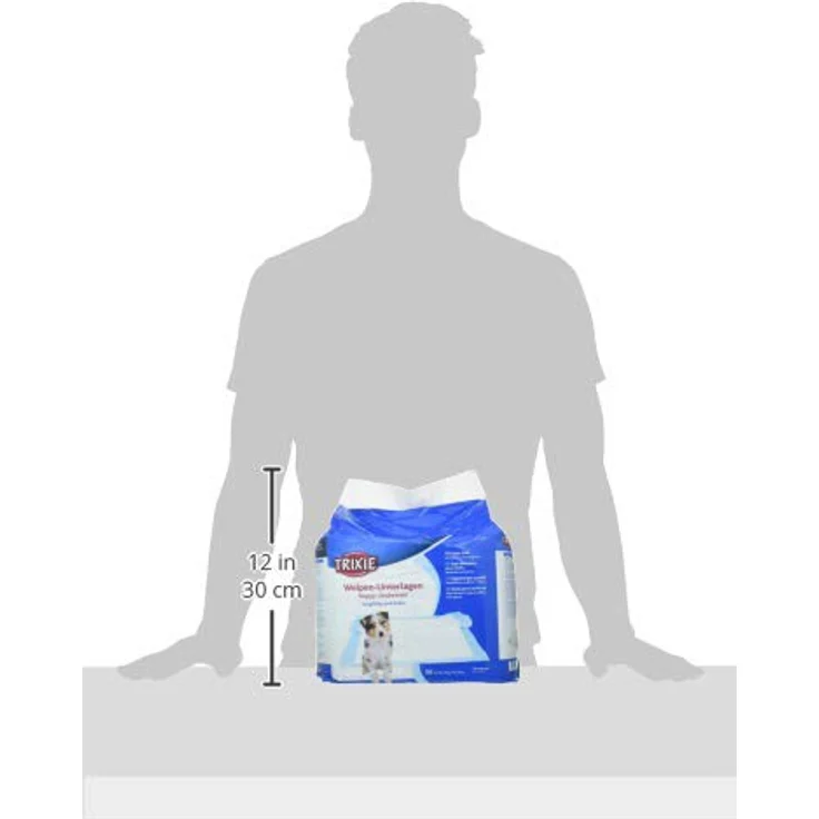 Trixie Welpen-Unterlage „Nappy-Stubenrein“ 50 Stück Vorteilspack – Bild 4