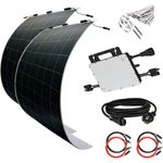 MyVoltaics MyUltraleicht Balkonkraftwerk 620 Watt | 2 Flexible Leichtmodule, Glasfrei, Genehmigungsfrei | PV-Anlagen und Balkonkraftwerke