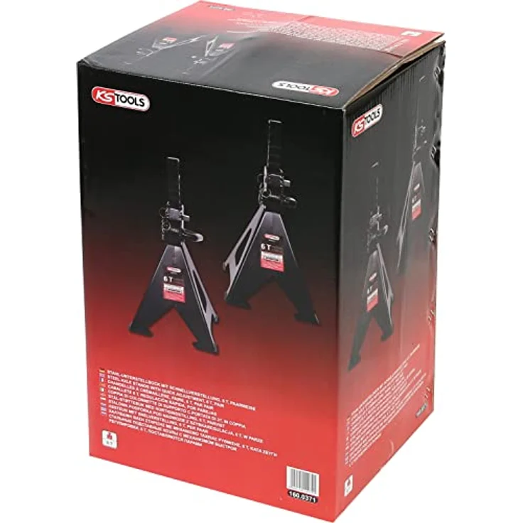 KS TOOLS Stahl-Unterstellbock mit Schnellverstellung, 6 t – Bild 7